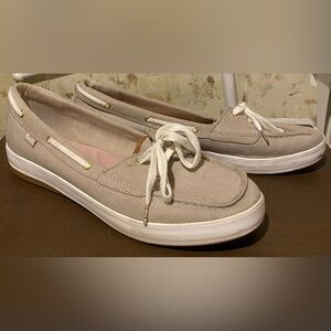 Keds Women's Cream Canvas Loafers